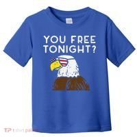 You Free Tonight Bald Eagle Us Flag Sunglasses 4th Of July Gift Toddler T-Shirt thumb 0