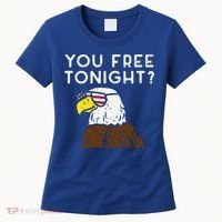 You Free Tonight Bald Eagle Us Flag Sunglasses 4th Of July Gift Women's T-Shirt thumb 0