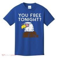 You Free Tonight Bald Eagle Us Flag Sunglasses 4th Of July Gift Kids T-Shirt thumb 0