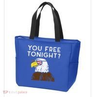 You Free Tonight Bald Eagle Us Flag Sunglasses 4th Of July Gift Tote Bag thumb 3