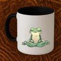 Yoga Frog Coffee Mug thumb 2