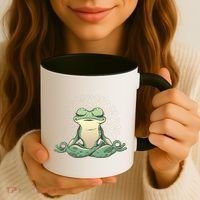 Yoga Frog Coffee Mug thumb 3