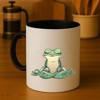 Yoga Frog Coffee Mug thumb 4