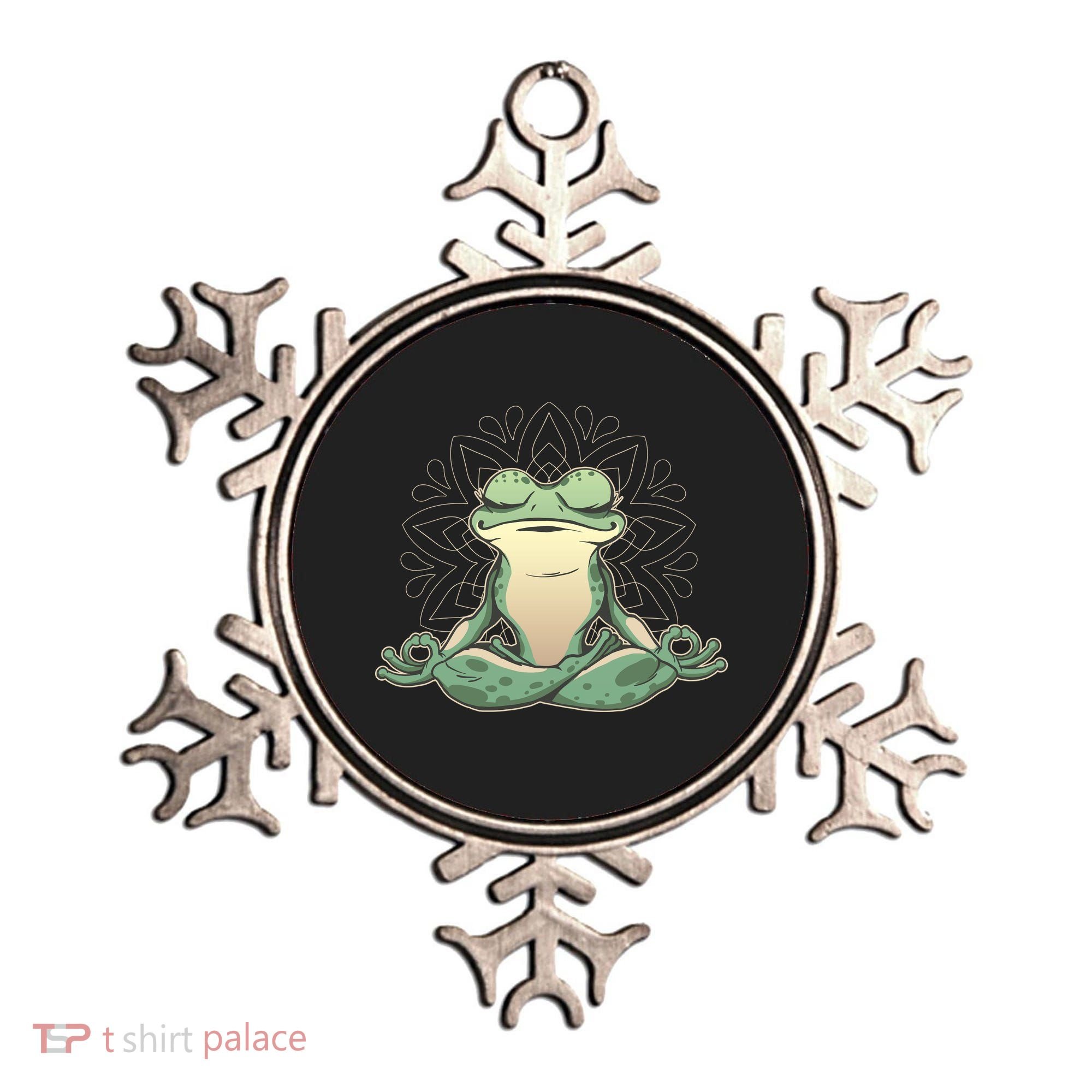 Yoga Frog Ornament