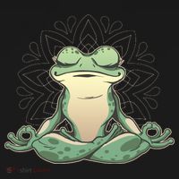 Yoga Frog Ornament thumb 1