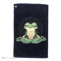 Yoga Frog Golf Towel thumb 0