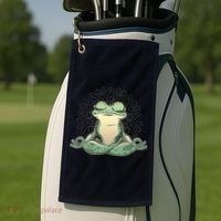 Yoga Frog Golf Towel thumb 2