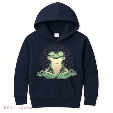 Yoga Frog Kids Hoodie