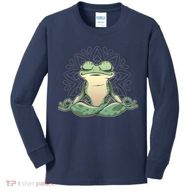 Yoga Frog Kids Long Sleeve Shirt