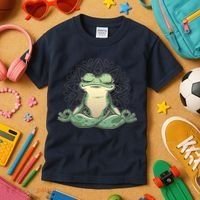 Yoga Frog Kids T-Shirt thumb 3