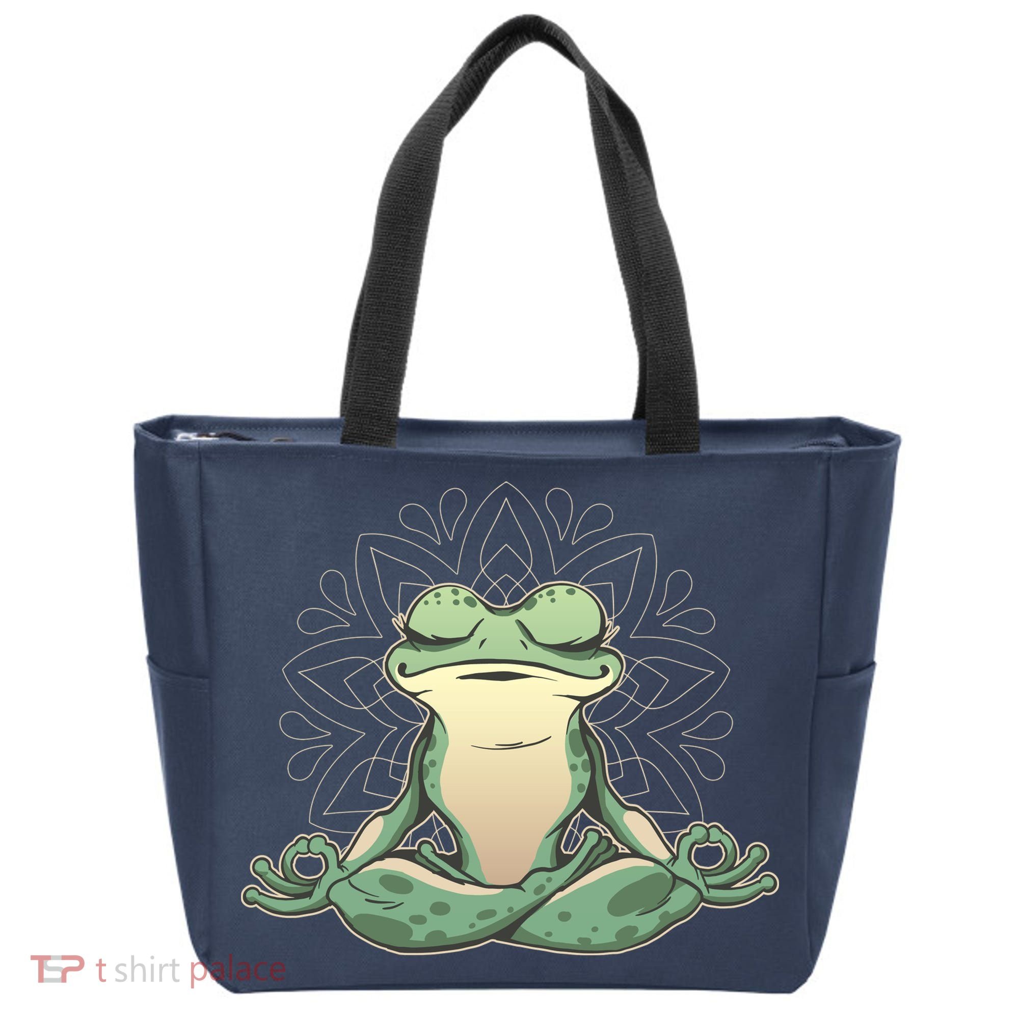 Yoga Frog Tote Bag