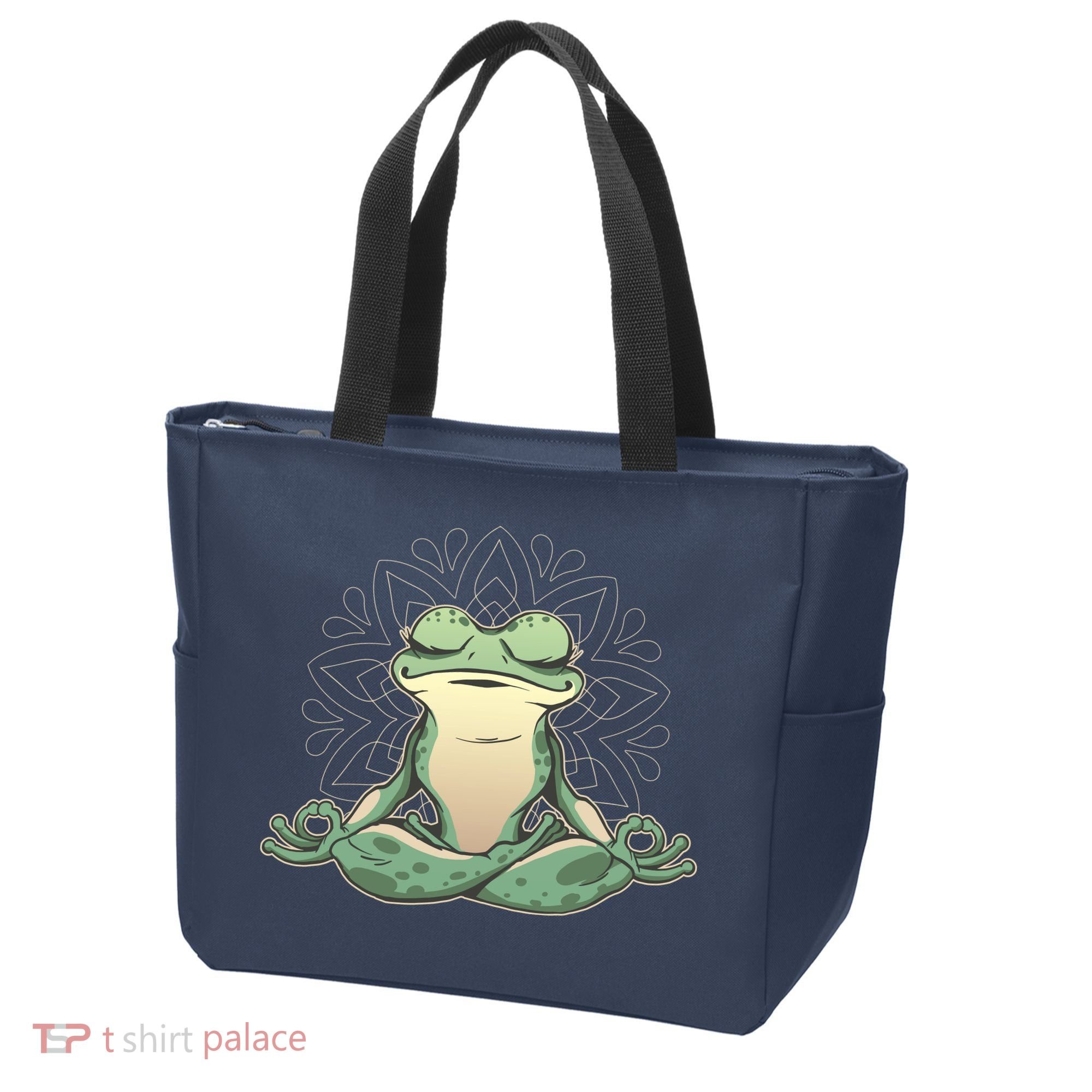 Yoga Frog Tote Bag