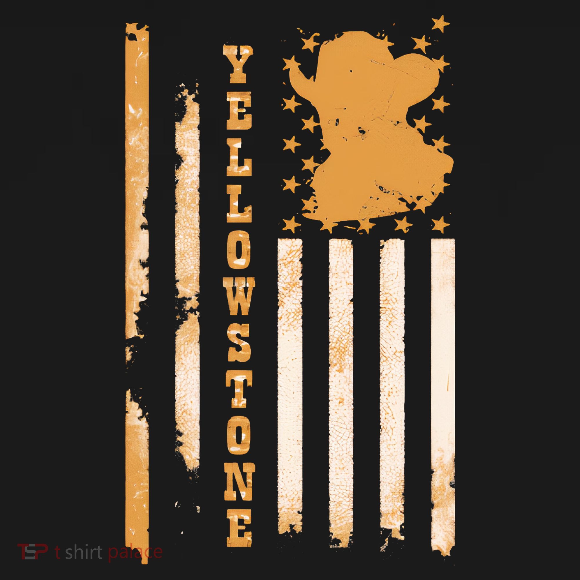 Yellowstonee Flag Apron