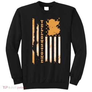 Yellowstonee Flag Sweatshirt