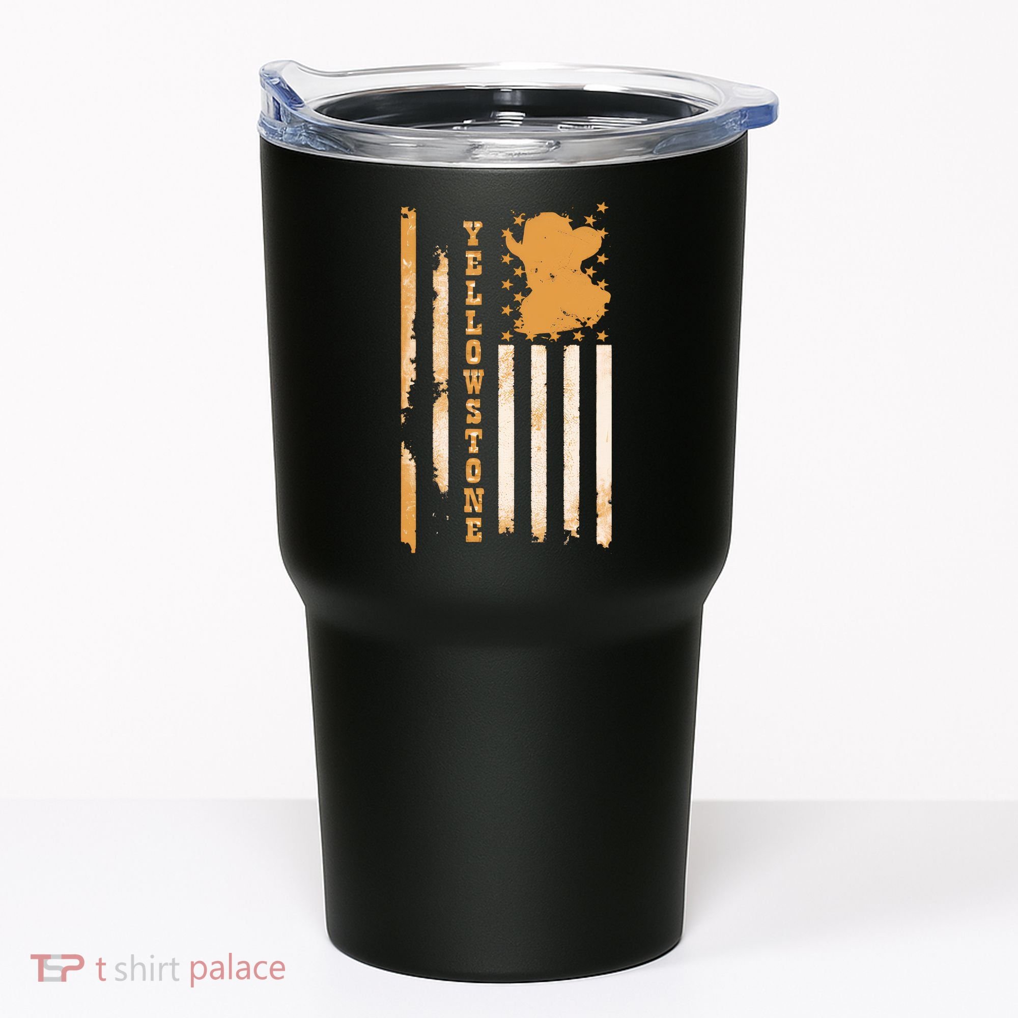 Yellowstonee Flag Tumbler