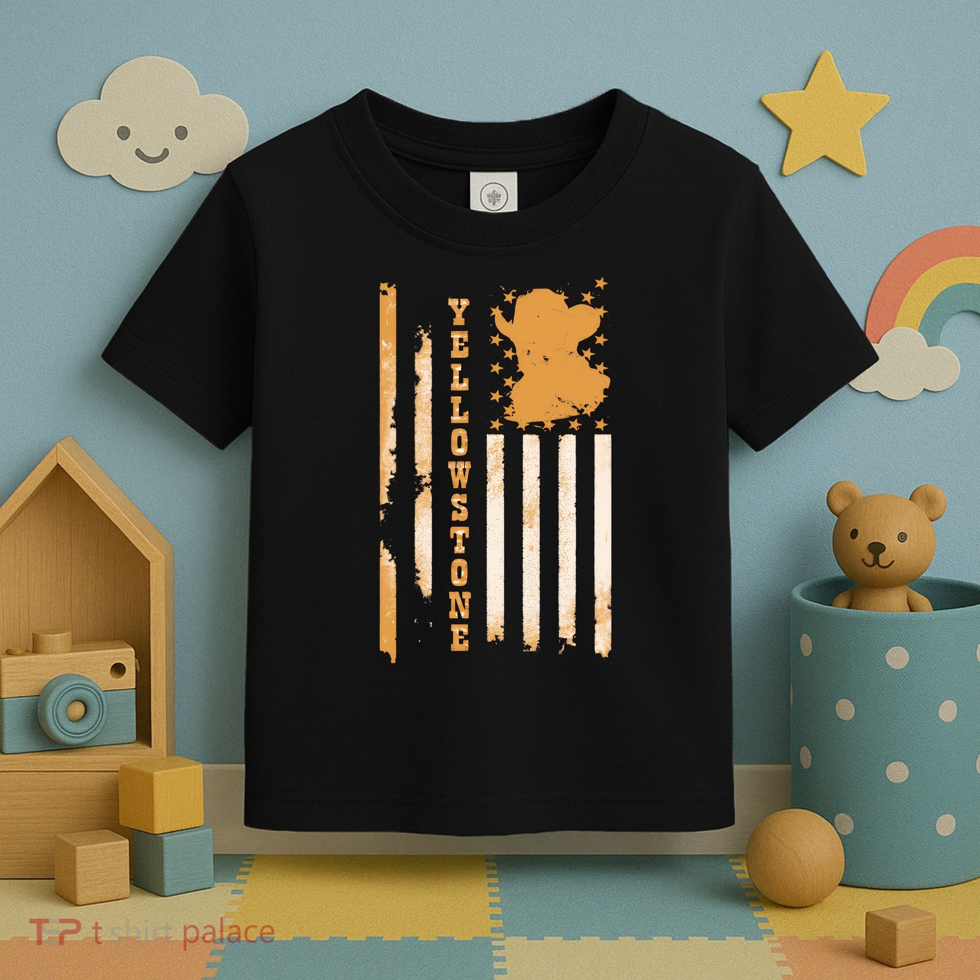 Yellowstonee Flag Toddler T-Shirt
