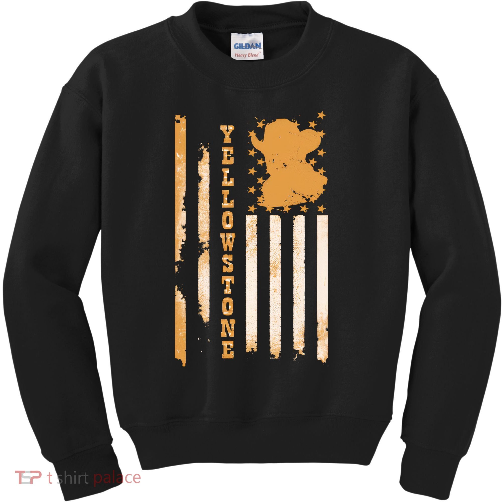 Yellowstonee Flag Kids Sweatshirt
