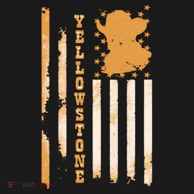 Yellowstonee Flag Kids Sweatshirt