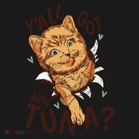 Yall Got Any Tuna Funny Cat Coaster thumb 2