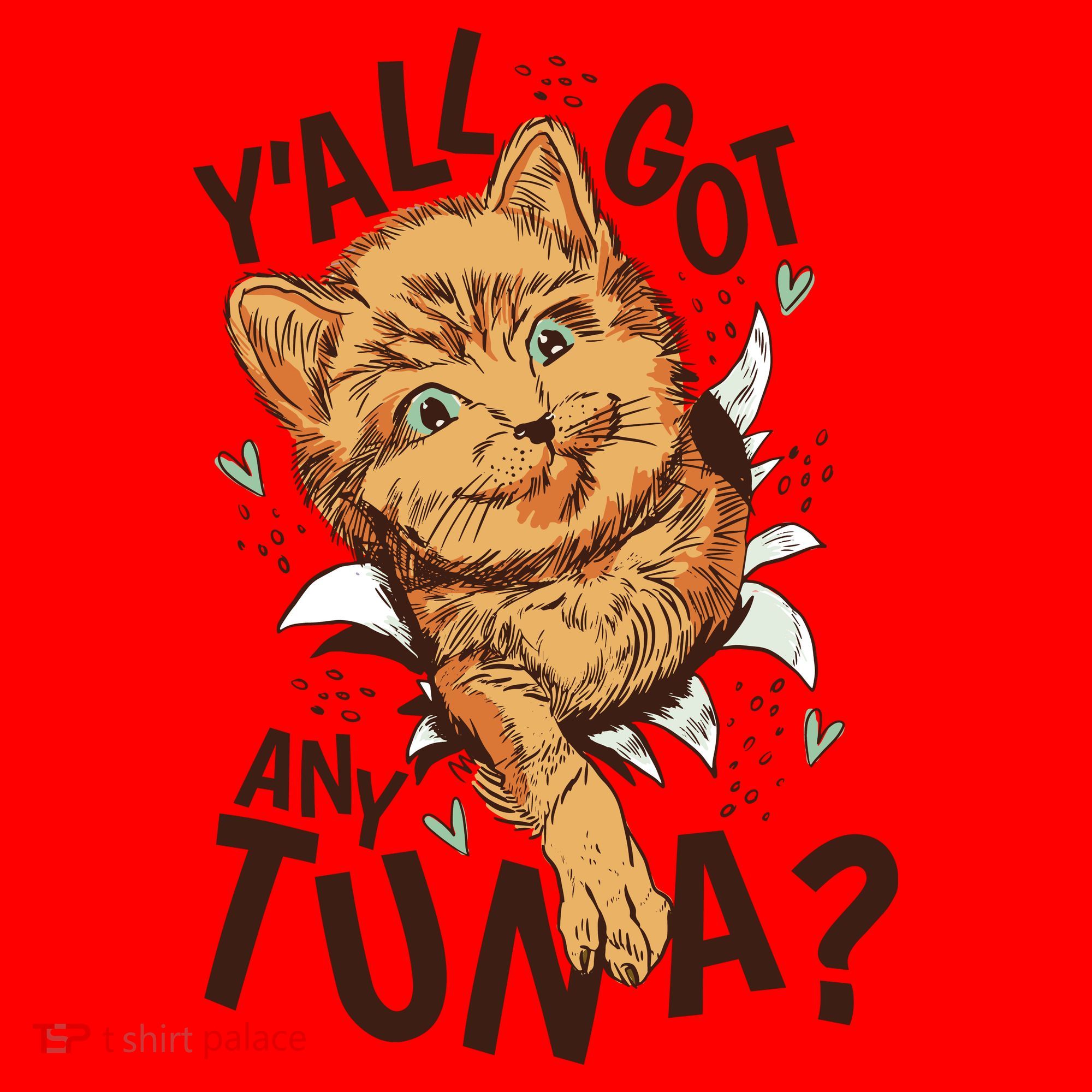 Yall Got Any Tuna Funny Cat Santa Hat