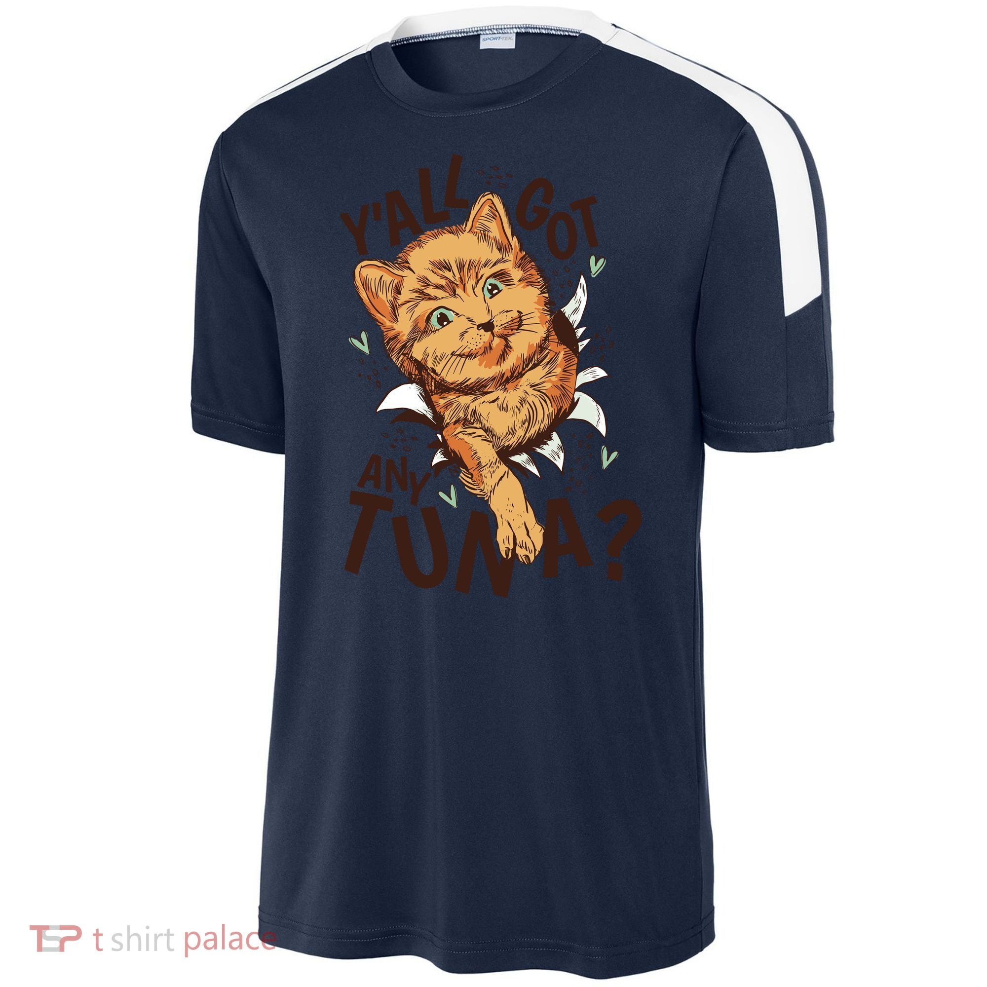 Yall Got Any Tuna Funny Cat Sport-Tek Competitor United Soccer Jersey