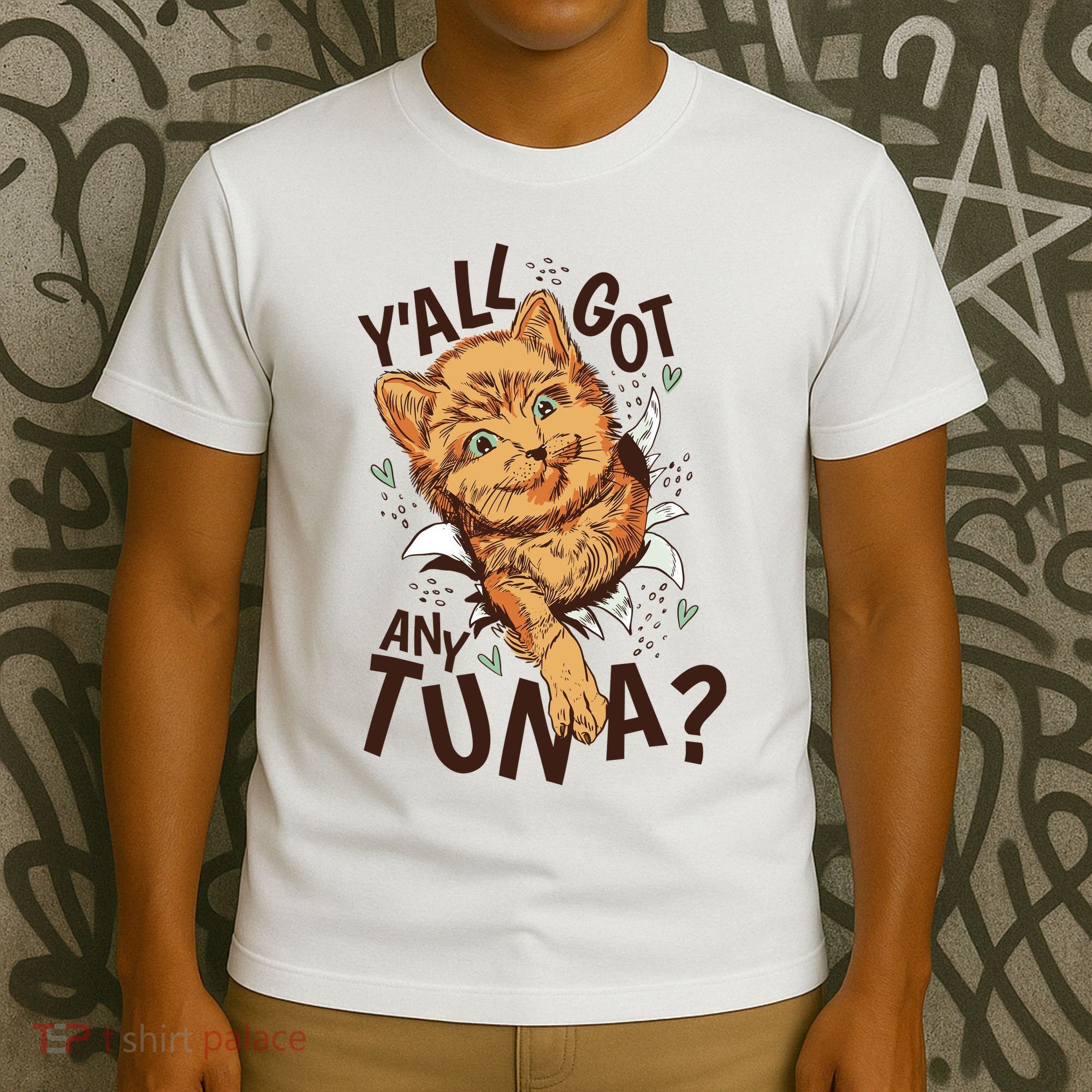 Yall Got Any Tuna Funny Cat T-Shirt