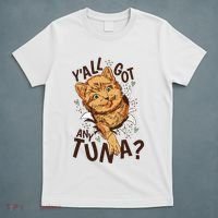 Yall Got Any Tuna Funny Cat T-Shirt thumb 5
