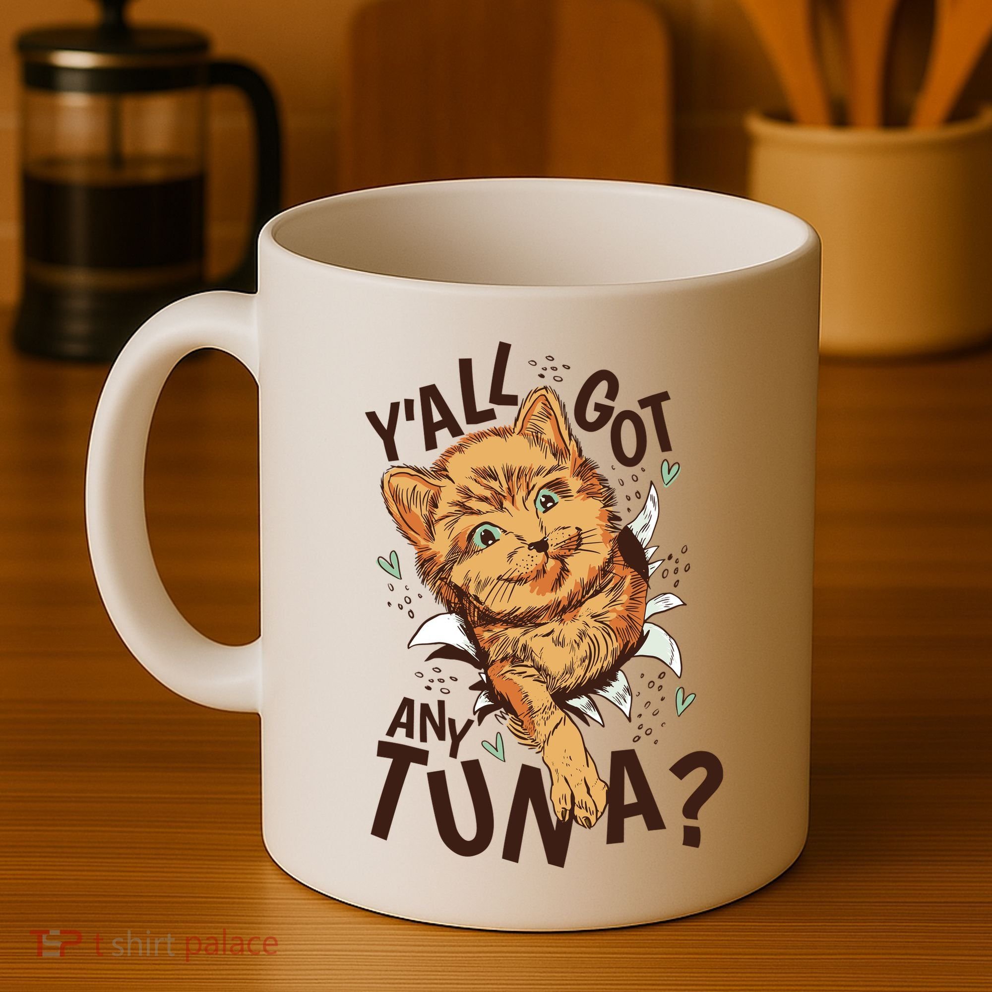 Yall Got Any Tuna Funny Cat Coffee Mug