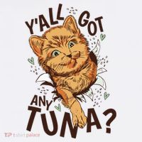 Yall Got Any Tuna Funny Cat Mousepad thumb 1