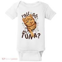 Yall Got Any Tuna Funny Cat Baby Bodysuit thumb 0