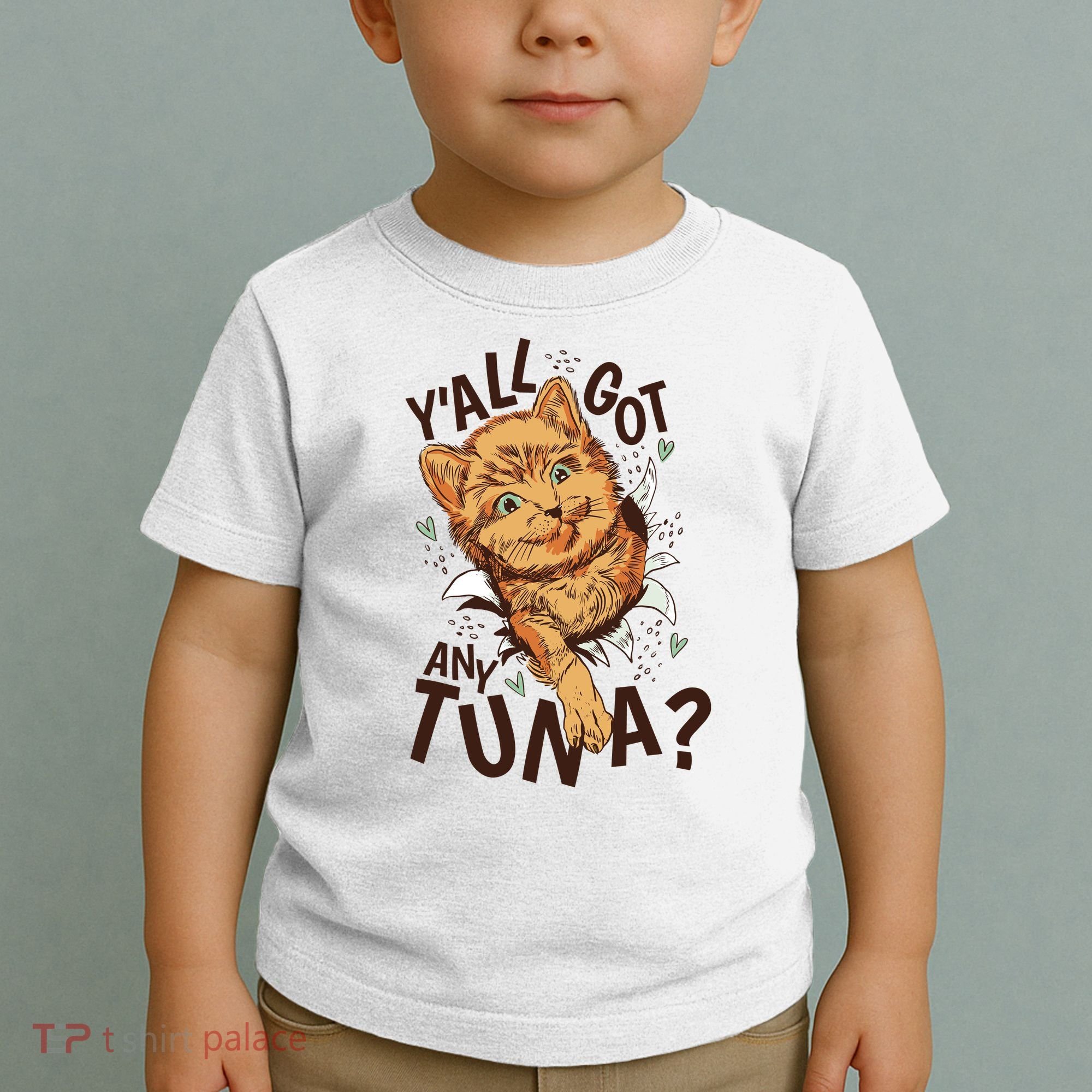 Yall Got Any Tuna Funny Cat Toddler T-Shirt