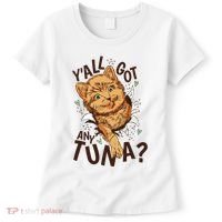 Yall Got Any Tuna Funny Cat Women's T-Shirt thumb 0