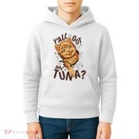 Yall Got Any Tuna Funny Cat Kids Hoodie thumb 4