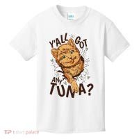Yall Got Any Tuna Funny Cat Kids T-Shirt thumb 0