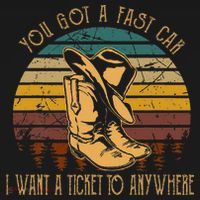 You Got A Fast Car I Want A Ticket To Anywhere Women's Hoodie thumb 2