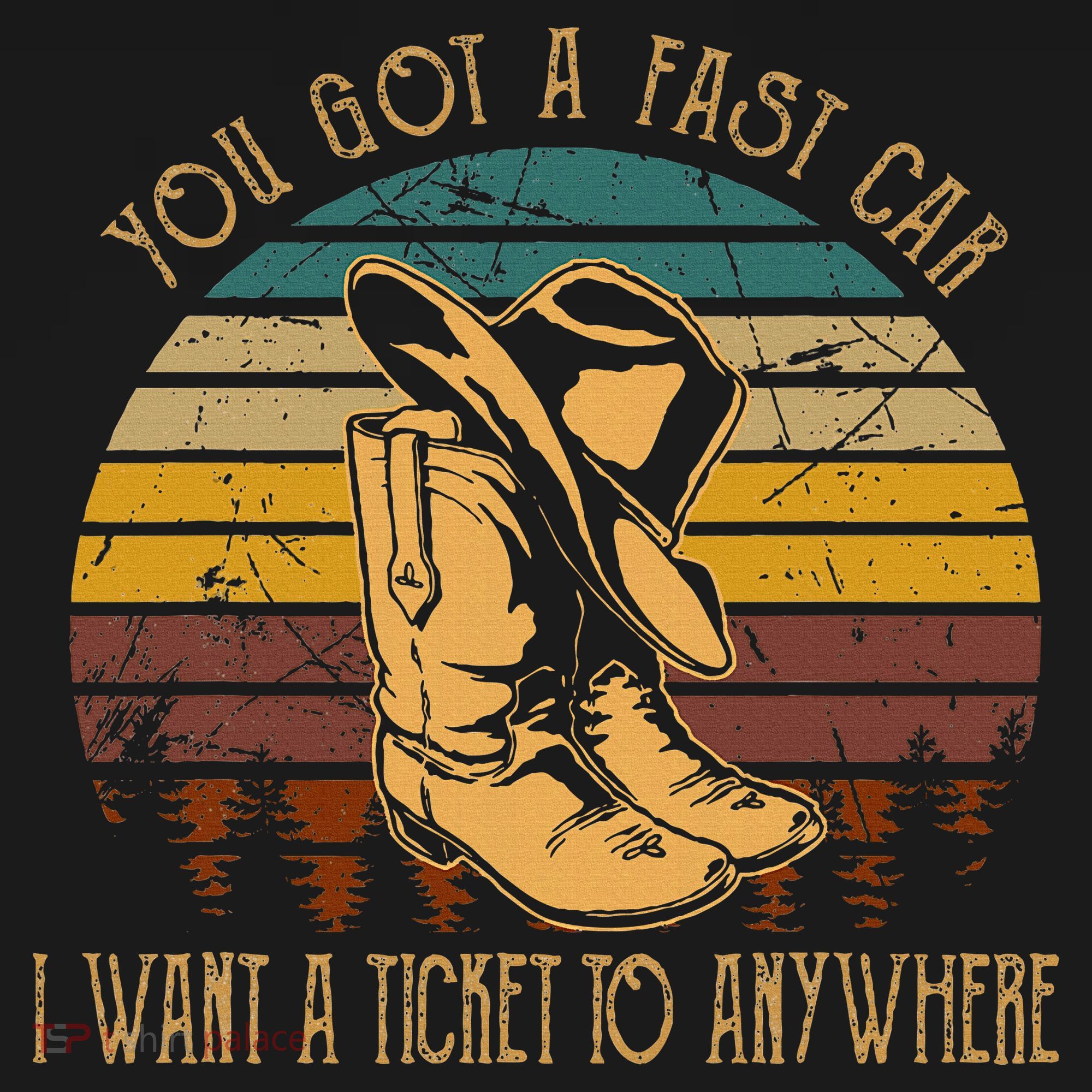 You Got A Fast Car I Want A Ticket To Anywhere Women's Hoodie