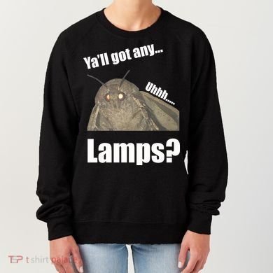 Yall Got Any Lamps Moth Meme Women's Sweatshirt