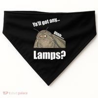 Yall Got Any Lamps Moth Meme USA-Made Doggie Bandana thumb 0