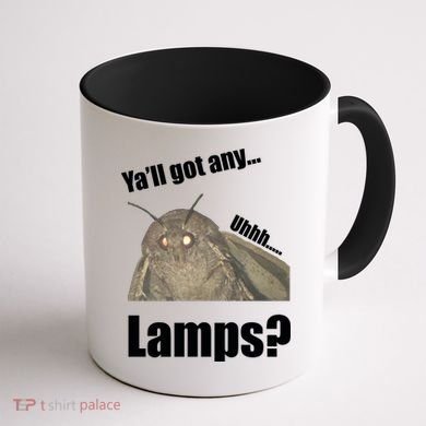 Yall Got Any Lamps Moth Meme Coffee Mug back