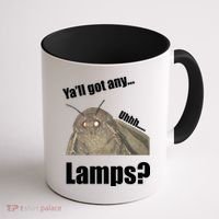 Yall Got Any Lamps Moth Meme Coffee Mug thumb 1