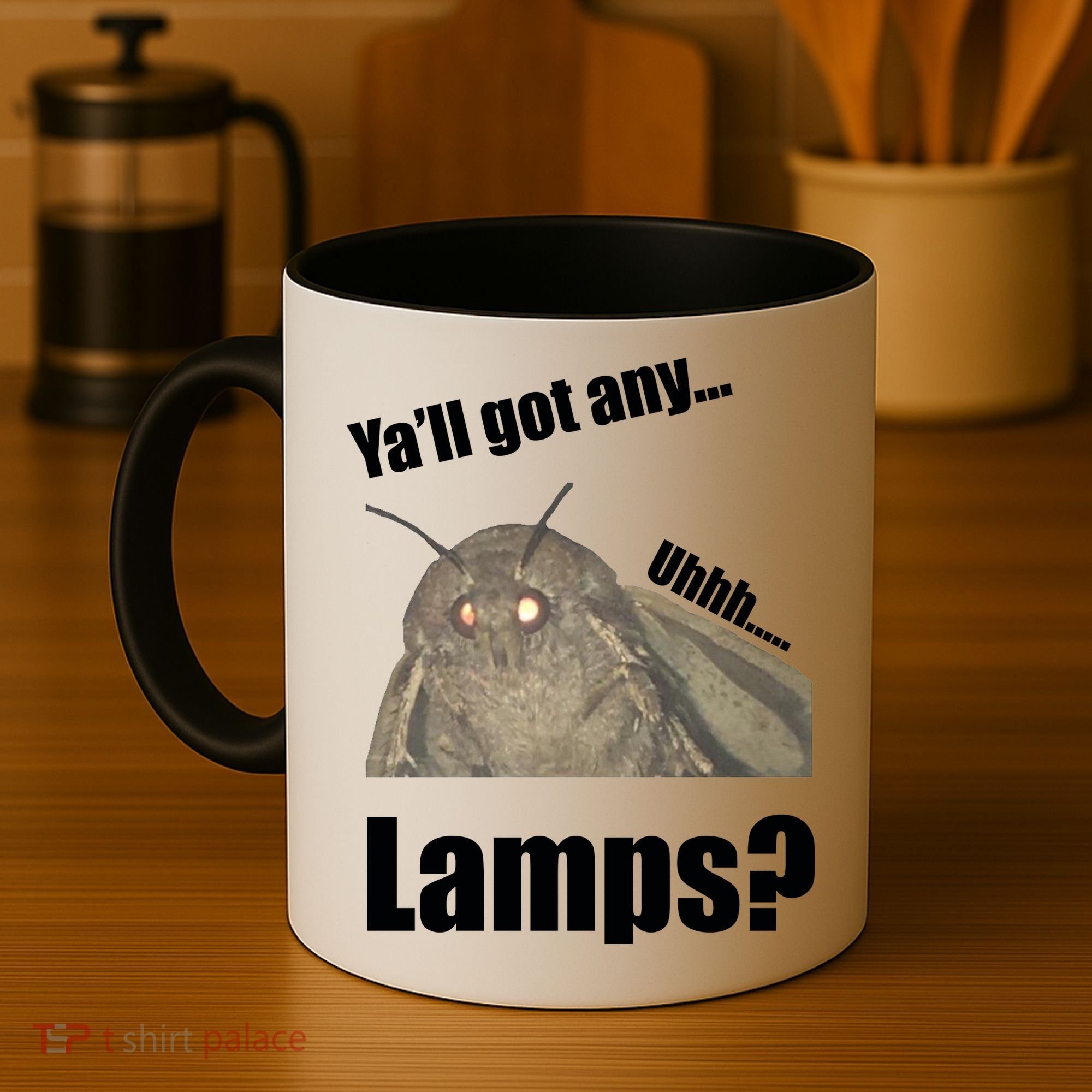 Yall Got Any Lamps Moth Meme Coffee Mug