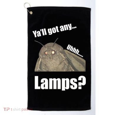 Yall Got Any Lamps Moth Meme Golf Towel