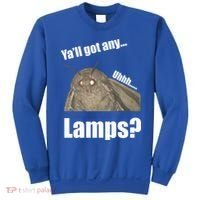 Yall Got Any Lamps Moth Meme Sweatshirt thumb 0