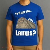 Yall Got Any Lamps Moth Meme T-Shirt thumb 3