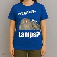 Yall Got Any Lamps Moth Meme T-Shirt thumb 4