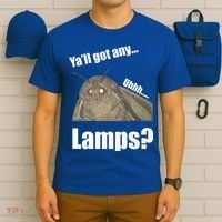 Yall Got Any Lamps Moth Meme T-Shirt thumb 6