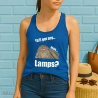Yall Got Any Lamps Moth Meme Women's Tank Top thumb 2