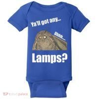 Yall Got Any Lamps Moth Meme Baby Bodysuit thumb 0