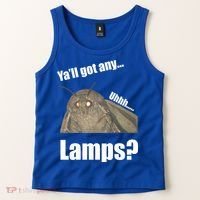 Yall Got Any Lamps Moth Meme Tank Top thumb 2