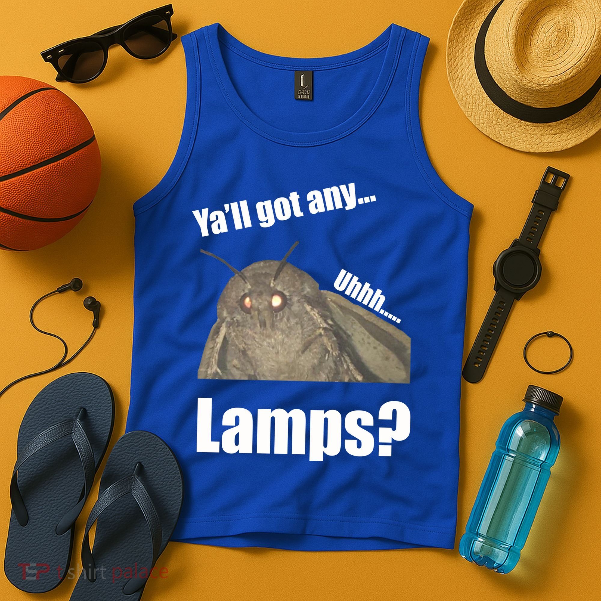 Yall Got Any Lamps Moth Meme Tank Top